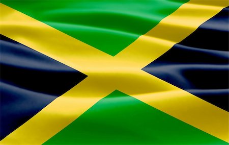 dylan_burrill (artist) - Flying Jamaican Flag Photographie de stock - Aubaine LD & Abonnement, Code: 400-05001038