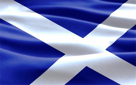 dylan_burrill (artist) - Flying Scottish Flag Photographie de stock - Aubaine LD & Abonnement, Code: 400-05001042