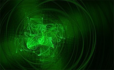 Glowing green abstract background Photographie de stock - Aubaine LD & Abonnement, Code: 400-05002380