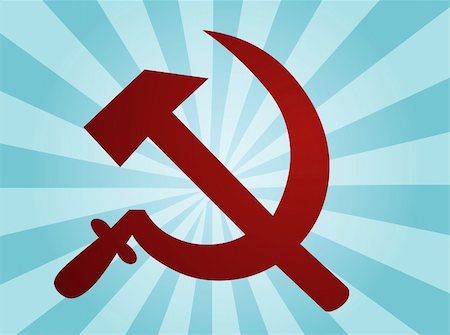 soviet style - Soviet USSR hammer and sickle political symbol Stock Photo - Budget Royalty-Free & Subscription, Code: 400-05003827