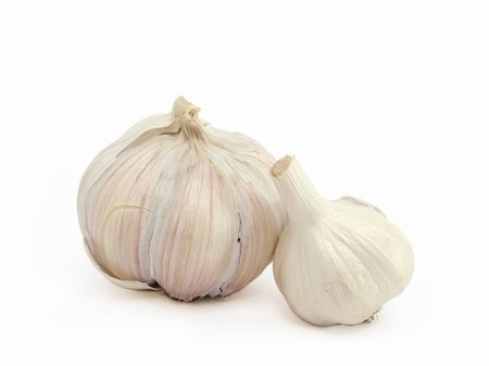 simsearch:400-05190028,k - Heads of garlic on a white background Foto de stock - Super Valor sin royalties y Suscripción, Código: 400-05014438