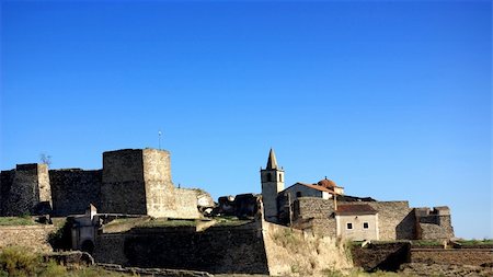 simsearch:841-08101744,k - Castle of Juromenha, Portugal. Photographie de stock - Aubaine LD & Abonnement, Code: 400-05014477