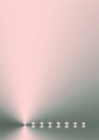 simsearch:400-05148890,k - Eight points of light in a vertical line, on a silver grey and coral pink gradient background. Fotografie stock - Microstock e Abbonamento, Codice: 400-05015838