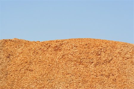 sawmill wood industry - Pile of wood chips Photographie de stock - Aubaine LD & Abonnement, Code: 400-05016084