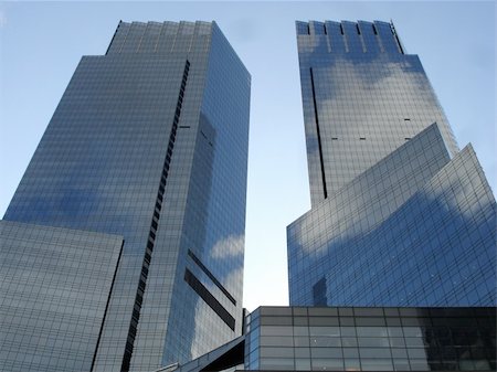 shopping mall architecture new - Time Warner Towers in Manhattan, New York City Stock Photo - Budget Royalty-Free & Subscription, Code: 400-05016998