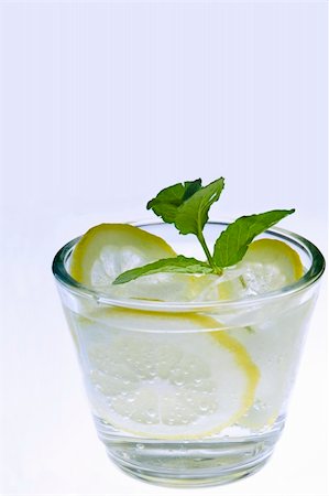Fresh alcohol drink on a white background Stock Photo - Budget Royalty-Free & Subscription, Code: 400-05017463