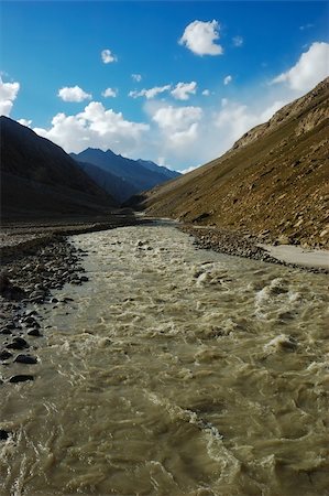 Himalayan river along Padum Trek, Ladakh, India. Stock Photo - Budget Royalty-Free & Subscription, Code: 400-05018248