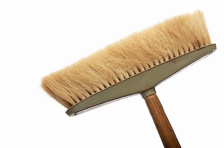 pic of person sweeping the office - Old and pure mop on a white background Stock Photo - Budget Royalty-Free & Subscription, Code: 400-05019767