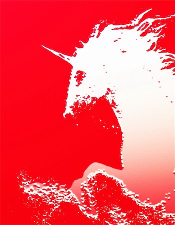 stelianion (artist) - unicorn abstract background theme - digital design Photographie de stock - Aubaine LD & Abonnement, Code: 400-05019884