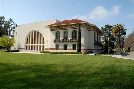 Auditorium, state insane asylum, Santa Clara, California Photographie de stock - Aubaine LD & Abonnement, Code: 400-05019992