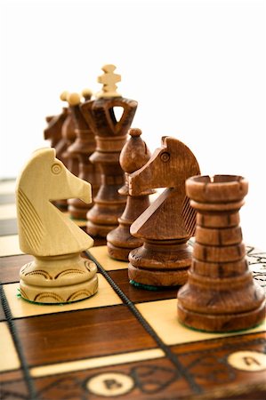 simsearch:400-04955785,k - Variants chess composition on white background Stock Photo - Budget Royalty-Free & Subscription, Code: 400-05011327