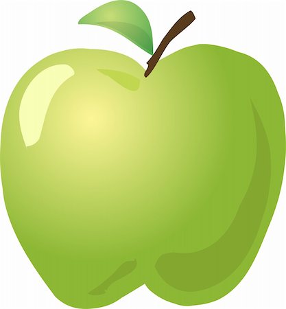 simsearch:400-04994957,k - Sketch of an apple Hand-drawn lineart look illustration Fotografie stock - Microstock e Abbonamento, Codice: 400-05012554