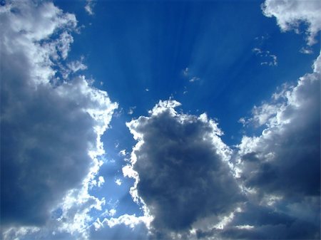 simsearch:400-05304842,k - sky background. sky, sun and clouds background. Stockbilder - Microstock & Abonnement, Bildnummer: 400-05012614