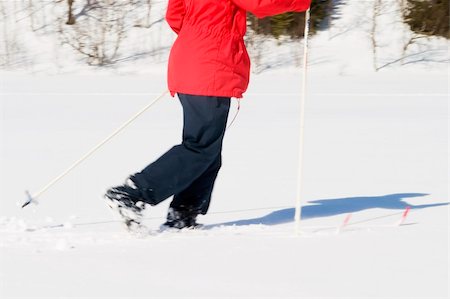 simsearch:400-04520291,k - A skier on a wintery snow filled landscape. Stockbilder - Microstock & Abonnement, Bildnummer: 400-05012968