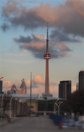 Downtown Toronto, Ontario, Canada, CN Tower Stock Photo - Budget Royalty-Free & Subscription, Code: 400-05013576