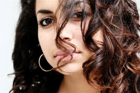 simsearch:400-04552932,k - Beautiful middle eastern girl close-up Stock Photo - Budget Royalty-Free & Subscription, Code: 400-05013715