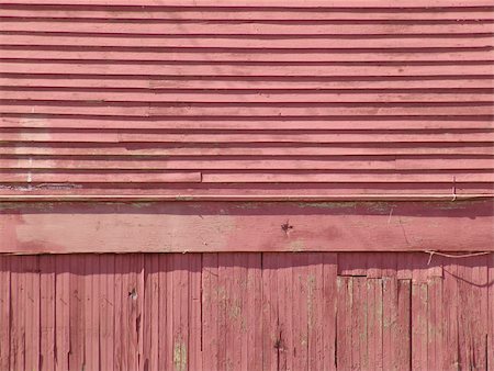 red rustic siding from side of old train depot Stock Photo - Budget Royalty-Free & Subscription, Code: 400-05025234