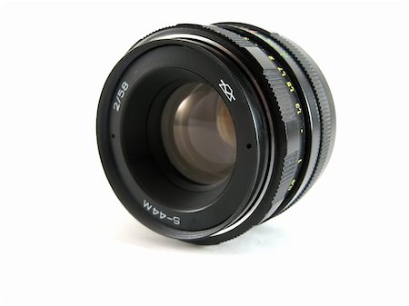simsearch:400-04729186,k - isolated lens on the white background Photographie de stock - Aubaine LD & Abonnement, Code: 400-05025286