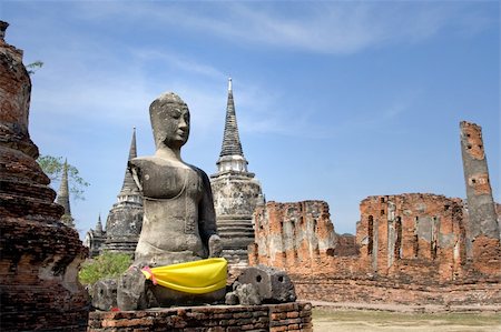 temples in  ayutthya  thailand Stock Photo - Budget Royalty-Free & Subscription, Code: 400-05025333