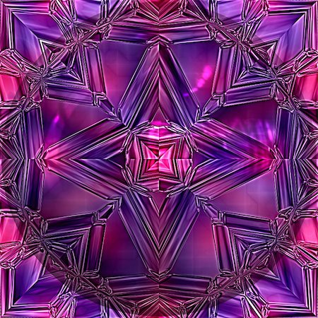 COmputer generated crystal diamond shape in purple color Stock Photo - Budget Royalty-Free & Subscription, Code: 400-05025679