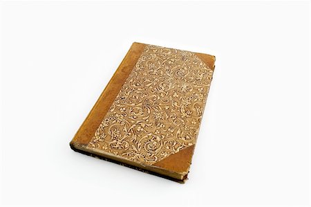 dusty book - Old rare book isolated on white Stock Photo - Budget Royalty-Free & Subscription, Code: 400-05025769