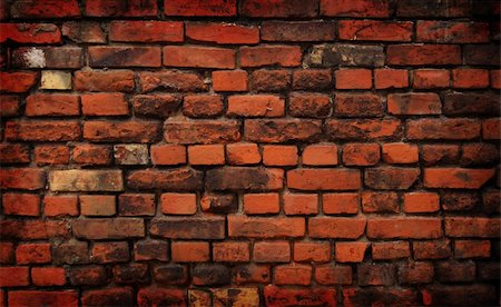 simsearch:400-05341777,k - Old dirty brick wall.  Grungy background. Foto de stock - Super Valor sin royalties y Suscripción, Código: 400-05025787
