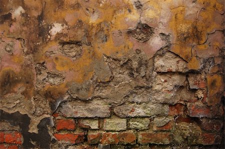 simsearch:400-05341777,k - Old dirty brick wall.  Grungy background. Foto de stock - Super Valor sin royalties y Suscripción, Código: 400-05025790