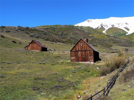 Old Barns in the High Country Stock Photo - Budget Royalty-Free & Subscription, Code: 400-05026256