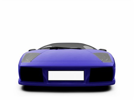 simsearch:400-03979717,k - isolated sport car on white background Photographie de stock - Aubaine LD & Abonnement, Code: 400-05026314
