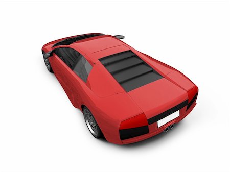 simsearch:400-03979717,k - isolated sport car on white background Photographie de stock - Aubaine LD & Abonnement, Code: 400-05026318