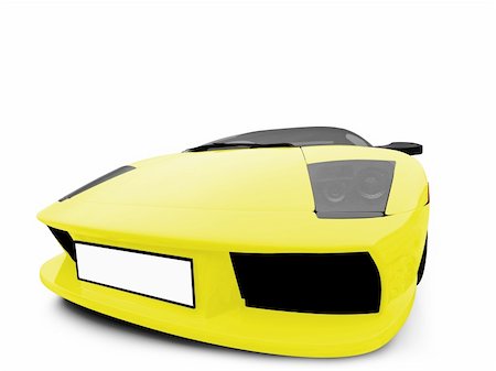simsearch:400-03979717,k - isolated sport car on white background Photographie de stock - Aubaine LD & Abonnement, Code: 400-05026325