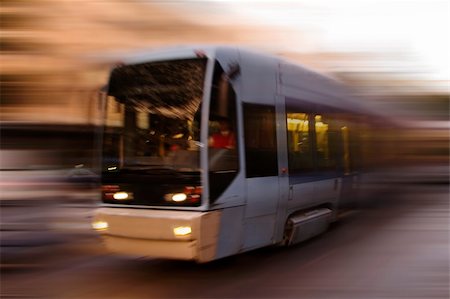 simsearch:841-03063210,k - A blurred abstract image of a streetcar in Oslo, Norway Photographie de stock - Aubaine LD & Abonnement, Code: 400-05026686