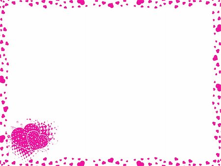 simsearch:400-03985974,k - vector illustration of beautiful elements heart with floral on abstract background Stockbilder - Microstock & Abonnement, Bildnummer: 400-05027791