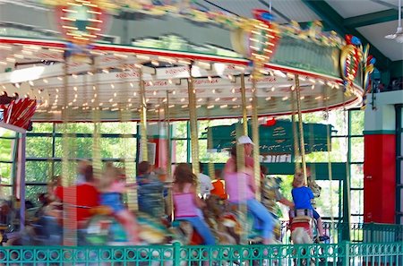 simsearch:400-04526949,k - Outdoor Merry Go Round in Motion Stock Photo - Budget Royalty-Free & Subscription, Code: 400-05028615