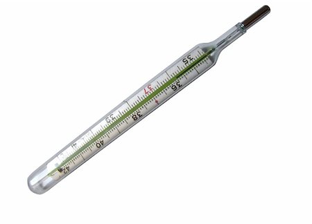 A medicinal thermometer, isolated Fotografie stock - Microstock e Abbonamento, Codice: 400-05028715