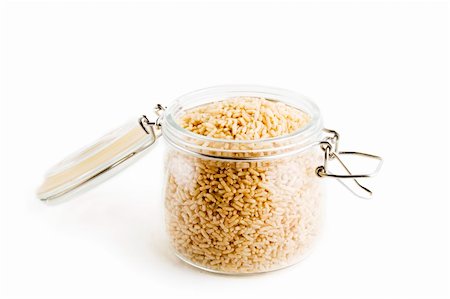 simsearch:400-03986789,k - Bulk whole grain instant cooking rice Photographie de stock - Aubaine LD & Abonnement, Code: 400-05029029