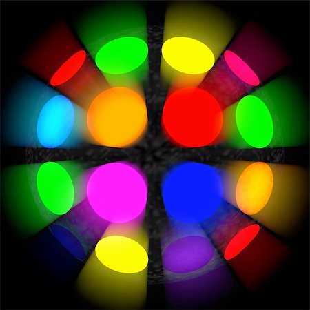 Disco multicolor lighting ball abstract Stock Photo - Budget Royalty-Free & Subscription, Code: 400-05029190
