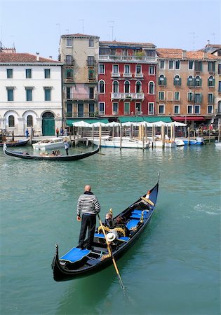 Gondolas in Venice, Italy Stock Photo - Budget Royalty-Free & Subscription, Code: 400-05029616