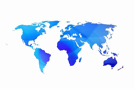 world map technology-style Stock Photo - Budget Royalty-Free & Subscription, Code: 400-05021086
