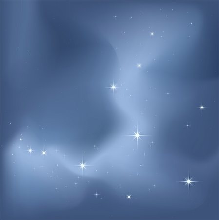 dreamy starry night - clear sky night with a lot of bright stars Stock Photo - Budget Royalty-Free & Subscription, Code: 400-05021578
