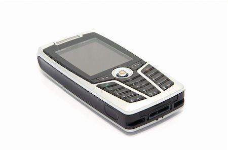 simsearch:400-04558697,k - Mobile phone isolated on white background Stockbilder - Microstock & Abonnement, Bildnummer: 400-05022241