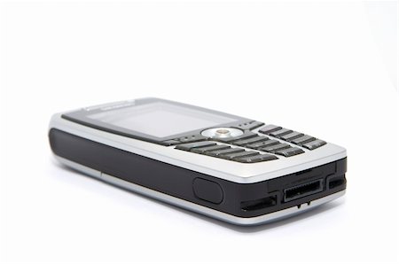 simsearch:400-04558697,k - Mobile phone isolated on white background Stockbilder - Microstock & Abonnement, Bildnummer: 400-05022242