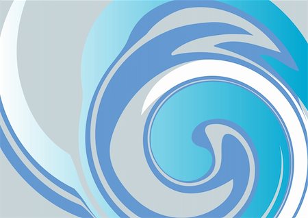 Abstract background with blue paint waves . Vector illustration. Stock Photo - Budget Royalty-Free & Subscription, Code: 400-05022462