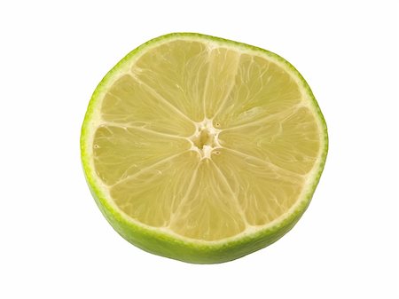 Green lime lise on the white background Photographie de stock - Aubaine LD & Abonnement, Code: 400-05022603