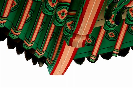 Detail of Colorful Korean Palace Ceiling during the Joseon Dynasty Stock Photo - Budget Royalty-Free & Subscription, Code: 400-05022660