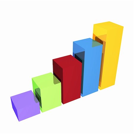 simsearch:400-03933651,k - A simple business bar chart in 3d for a business presentation background Stock Photo - Budget Royalty-Free & Subscription, Code: 400-05034115
