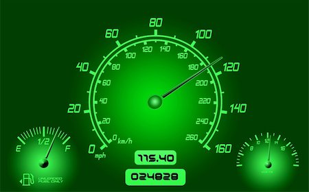 simsearch:400-08340626,k - Computer generated  instrument panel with dials needles and gauges. Stock Photo - Budget Royalty-Free & Subscription, Code: 400-05034287