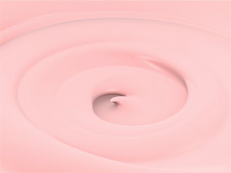 smoothie splash - 3d rendered illustration of a pink yogurt swirl Stock Photo - Budget Royalty-Free & Subscription, Code: 400-05034480