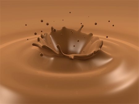 simsearch:400-03993668,k - 3d rendered illustration of a brown caramel splash Foto de stock - Super Valor sin royalties y Suscripción, Código: 400-05034490
