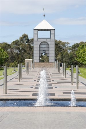 A fountain in a park Stock Photo - Budget Royalty-Free & Subscription, Code: 400-05034693